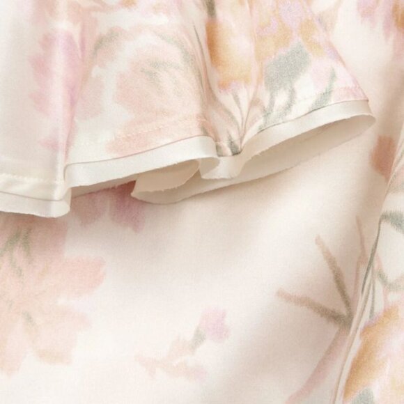 LoveShackFancy Loveshackfancy silk button down blouse - Picture 9 of 9